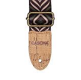 Ремінь дo гітари Cascha Vegan CGS-VC9 (Green Chevron), фото 2