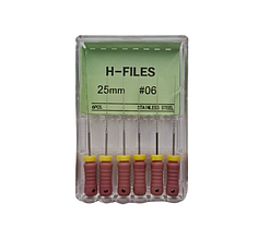 Н файл (H files) 6шт\уп довжина 25 мм №6