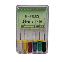 Н файл (H files) 6шт\уп довжина 25 мм №15-40