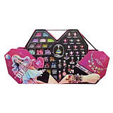 Набір аксесуарів "Сумочка Серце", металеві та пластикові намистини, браслет, фото 2