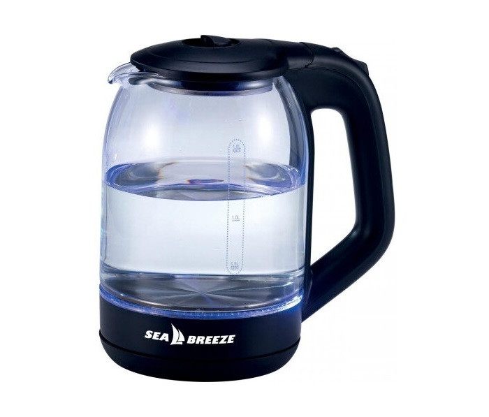 Електрочайник Sea Breeze SB-014 електрочайник з підсвіткою Прозорий 1,8 л 1500 Вт, фото 1