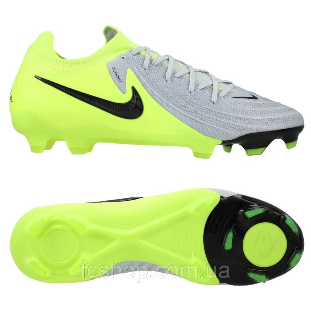 Футбольні бутси Nike Phantom GX II Pro FG FJ2563-003, Неоновий, Розмір (EU) — 45