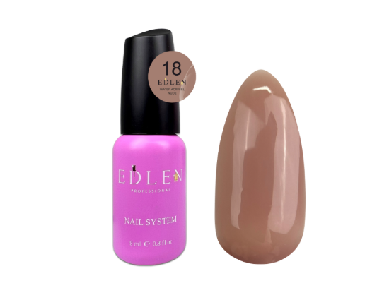Edlen Water Acrygel Nude 9ml №18, фото 1