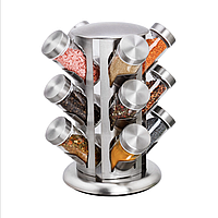 Оргагайзер карусель для спецій на 12 ємностей Термік