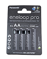 Акумулятор PANASONIC Eneloop Pro AA/R6 min 2500mAh (4шт)