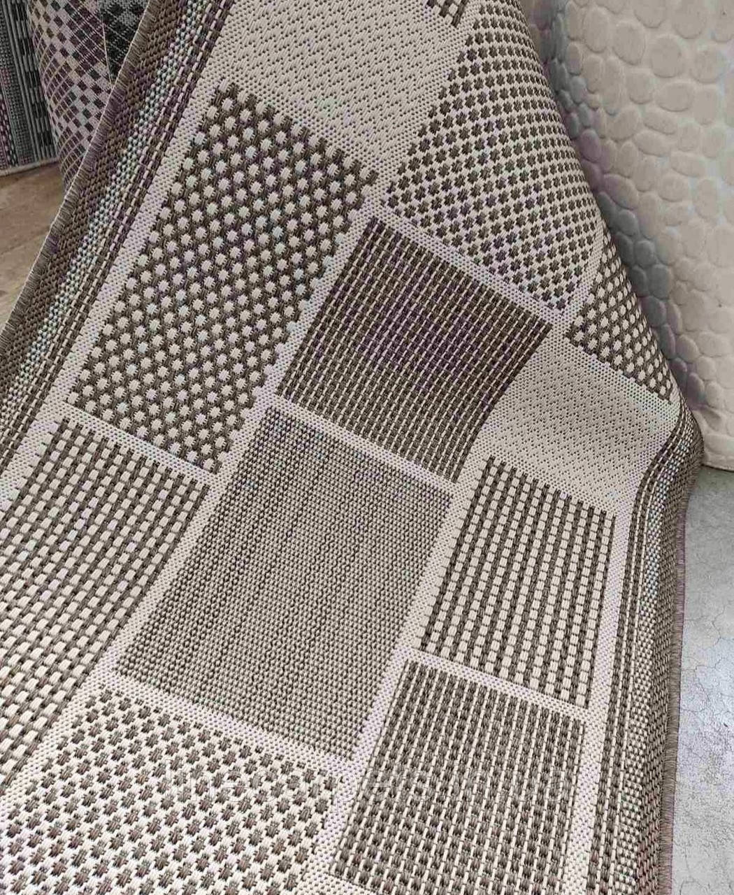 Кухонна доріжка безворсова FLAT 4826-23511 коричнева