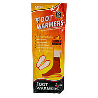 Термостілки для ніг Розмір 40-44, Foot Warmers MEN, хімічні устілки з підігрівом, теплі устілки