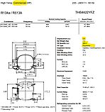 Tecumseh (Текумзе) THB4422YFZ Б/у компрессор, фото 3