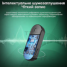 Професійний бездротовий петличний мікрофон VERON M8 Lightning петличка для айфона iphone оригінальний, фото 5