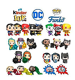 Набір шоколадних яєць Kinder Joy Funko DC Comics Heroes 6×20г, фото 7