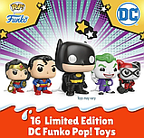 Набір шоколадних яєць Kinder Joy Funko DC Comics Heroes 6×20г, фото 4