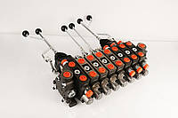 Гідророзподілювач B8ZC70 з ручним керуванням 3-осьовим джойстиком секційний, 8 секц, Badestnost