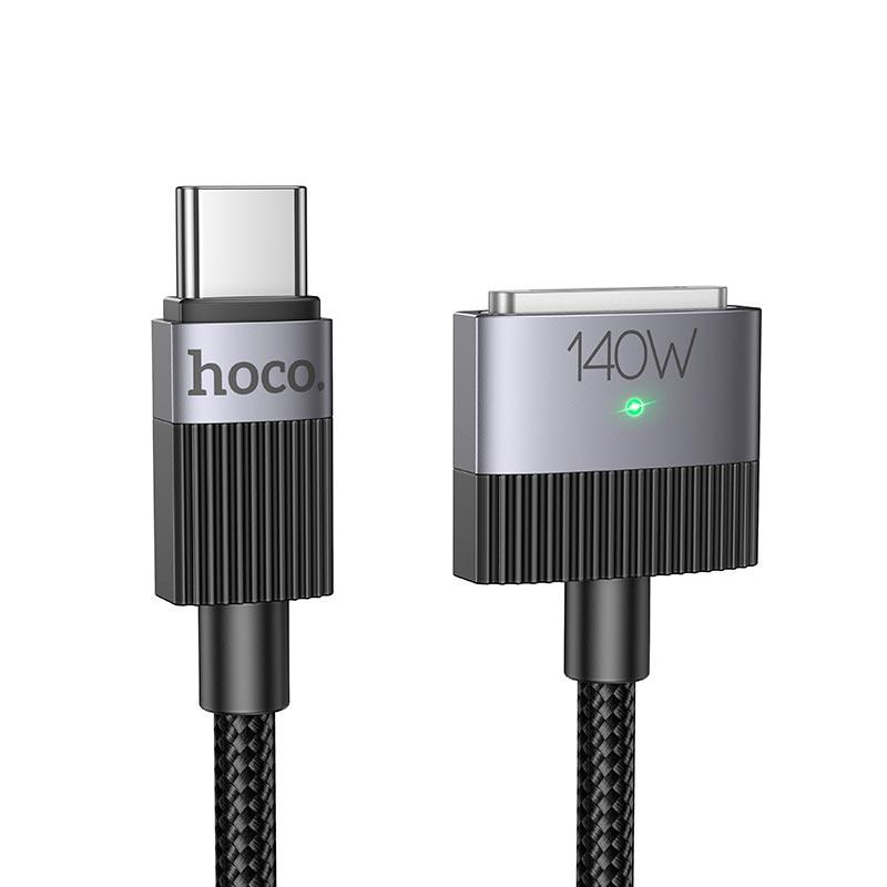 Кабель магнітний Hoco U141 Type-C Mag3, 1.8 м, чорний, фото 1