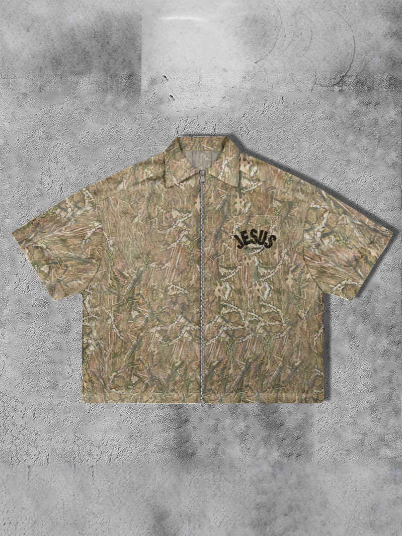 Футболка оверсайз Y2K Camo XXXL, фото 1