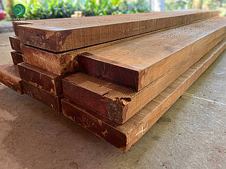 Дошка обрізна тику поштучно, 32х250х2400 мм, 1 ґатунок