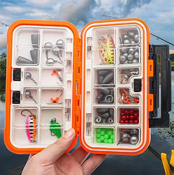 Кейс для риболовлі для зберігання рибальських приманок та грузил 16 х 9 х 4.5 см