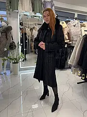 Жіноча шуба з нутрії, "Розпустка".