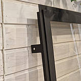 Дверцята для каміна з жароміцним склом Hetta Mia 640/735мм, фото 4