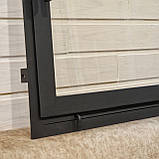 Дверцята для каміна з жароміцним склом Hetta Mia 640/735мм, фото 5