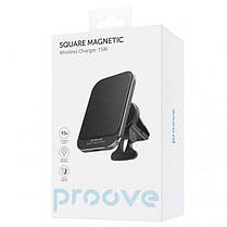 Холдер Proove 15W Square Magnetic MagSafe black, фото 6