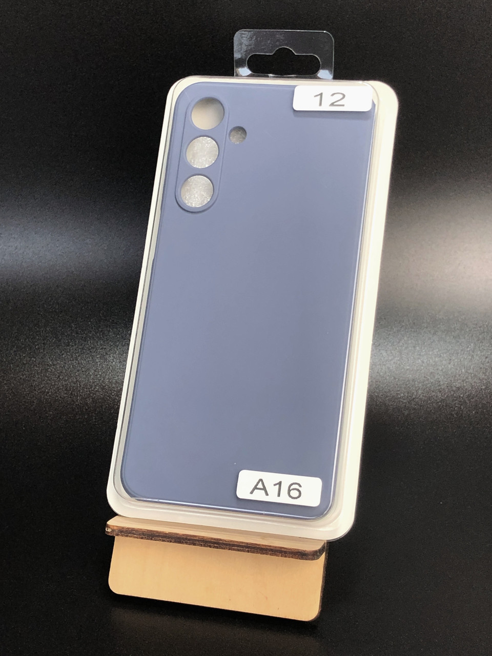 Чохол для телефона Samsung A16 (4G) Silicone Original FULL No12 Charcoal grey (4you)