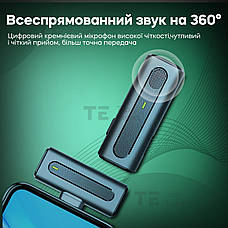 Професійний бездротовий петличний мікрофон R10 Lightning петличка для айфона iphone оригінальний, фото 3