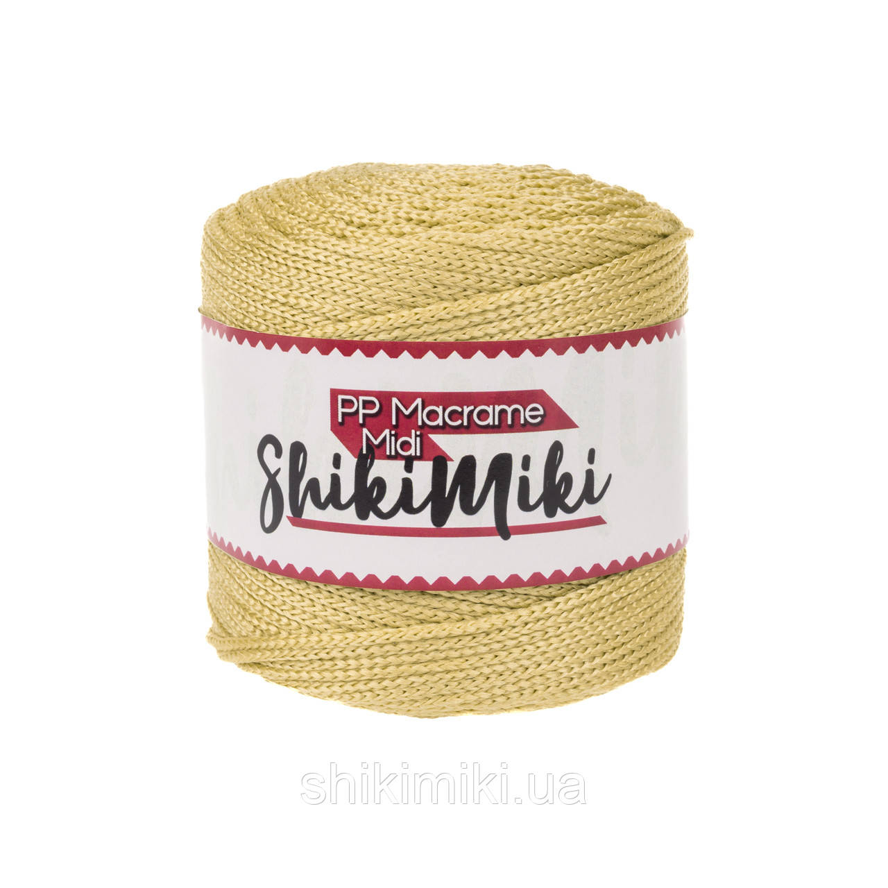 Трикотажний шнур PP Macrame Midi 3 mm, колір Золотий пісок, фото 1