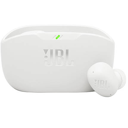 Навушники гарнітура вакуумні Bluetooth JBL Wave Buds 2 White (JBLWBUDS2WHT), фото 1