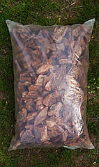 Кора крупна, соснова кора для туй, кора дл саду 5-9 см 50 л набір з 50-ти мішків