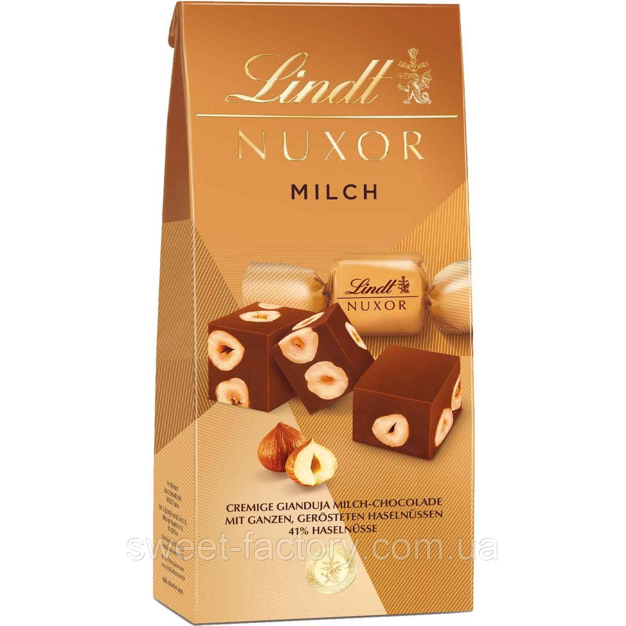 Шоколадні цукерки Lindt Nuxor Milch 103g