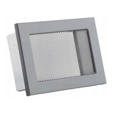 Вентиляційна решітка з сіткою Darco KRVZ, 190х170 мм, чорна