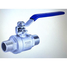 Кульовий кран неіржавка різь зовнішня/зовнішня DN15 AISI304