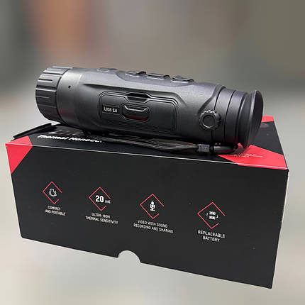 Тепловізійний монокуляр HikMicro Lynx LH35 2.0, 384×288, 50 Гц, об'єктив 35 мм, OLED 1024×768, Wi-Fi (HM-TS83-35S1GW-LH35 2.0), фото 1