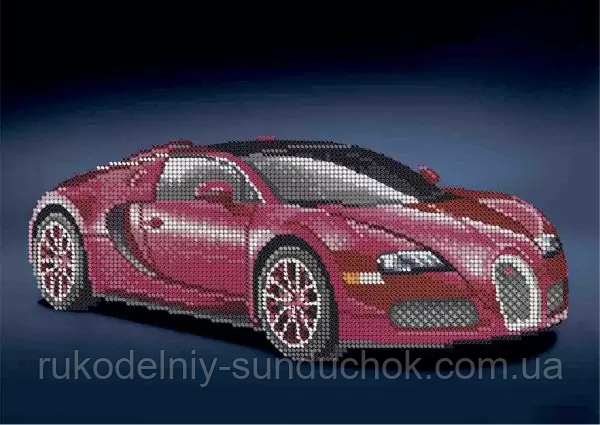 Схема для вишивання бісером ТМ Acorns Бугатті А4-К-526, фото 1