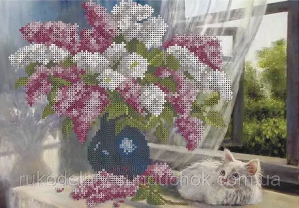 Схема для вишивання бісером ТМ Acorns Бузкові мрії А4-К-061, фото 1