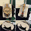 Годинник наручний Rolex Daytona Silver/Gold-Gold, фото 4