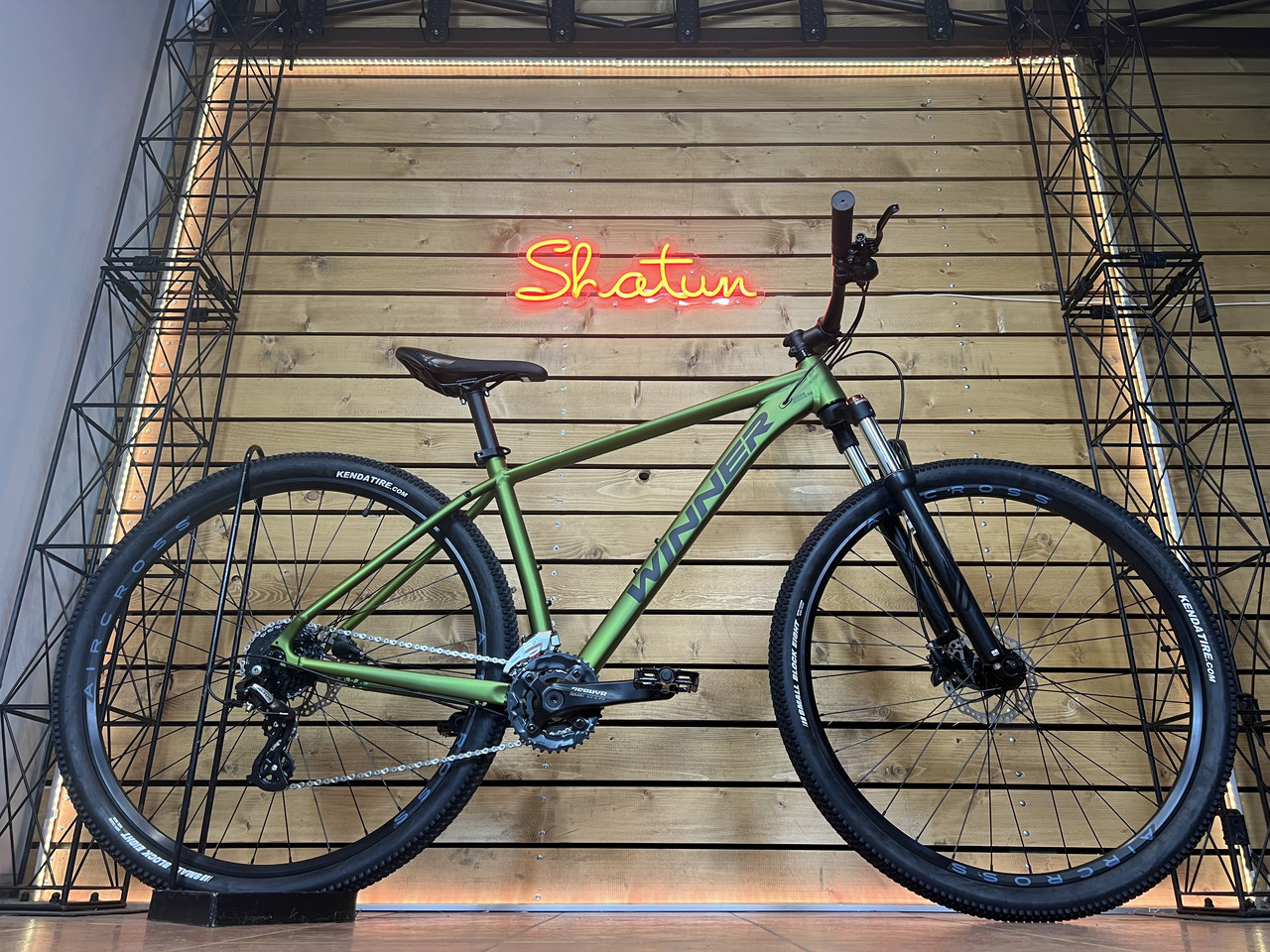 Велосипед гірський спортивний 29" WINNER IMPULSE зелений на зріст 170-177 см
