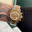 Годинник наручний Rolex Daytona Silver/Gold-Gold, фото 9