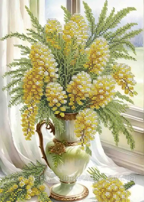 Схема для вишивання бісером ТМ Acorns Букет квітів А4-К-1515, фото 1