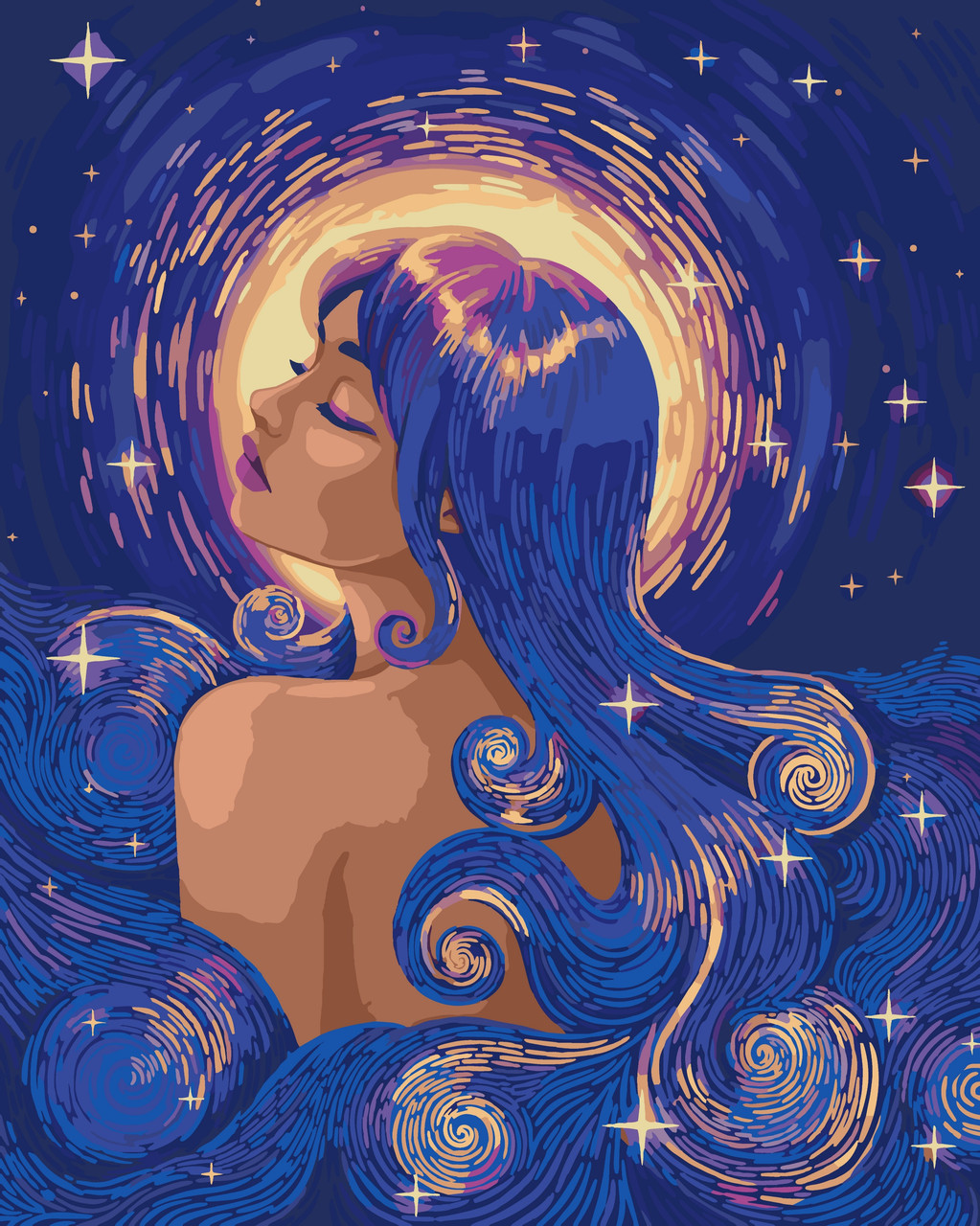 Картина за номерами Люди Ніжна дівчина 40*50 см Art Craft 10146-AC, фото 1