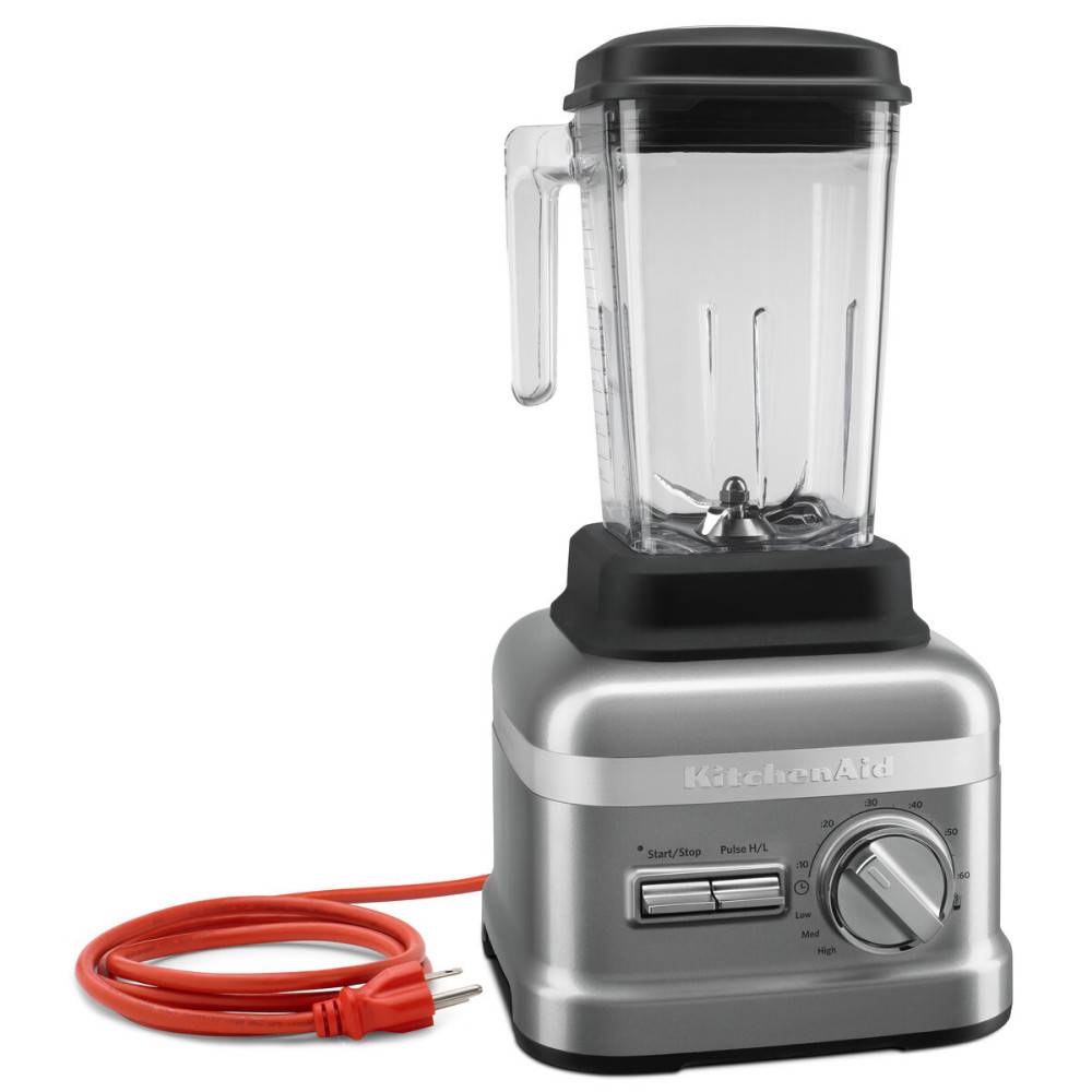 Потужний стаціонарний блендер KitchenAid Power Professional 1,78 л сріблястий подрібнювач для кухні