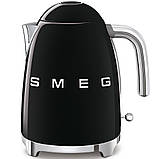 Глянцевий електричний чайник Smeg KLF03CREU чайник з полірованим носиком м'яким відкриттям кришки, фото 11