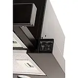 Кухонна витяжка з висувною панеллю ELEYUS STORM 700 60 BL механічна витяжка з галогенним підсвічуванням, фото 4