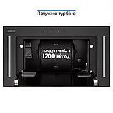 Сучасна витяжка для кухні GEMINI 1200 LED 52 BL вбудований очисник повітря для кухні з таймером, фото 10