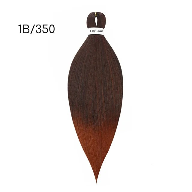 Канекалон омбре Easy Braid Т1В/350 омбре чорно-коричневий каштановий