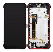 Дисплей (екран) Blackview BV6100, чорний, оригінал PRC з передньою панеллю