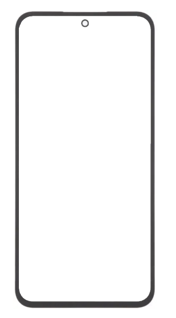 Скло дисплея Samsung A356 Galaxy A35 5G/A556, чорне, з OCA-плівкою