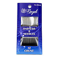 Голки 12шт 8 для ручного шиття  (06048)