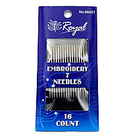 Голки 16шт 7 для ручного шиття  (06027)