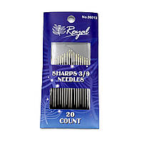 Голки 20шт 3/9 для ручного шиття (06013)